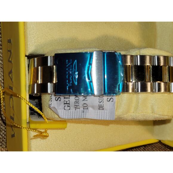 Invicta Silver and Gold Watch with Blue Accents
Model:23994 - Picture 7 of 8